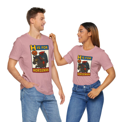 H Is for Horseman Shirt – Headless Horseman Halloween Tee