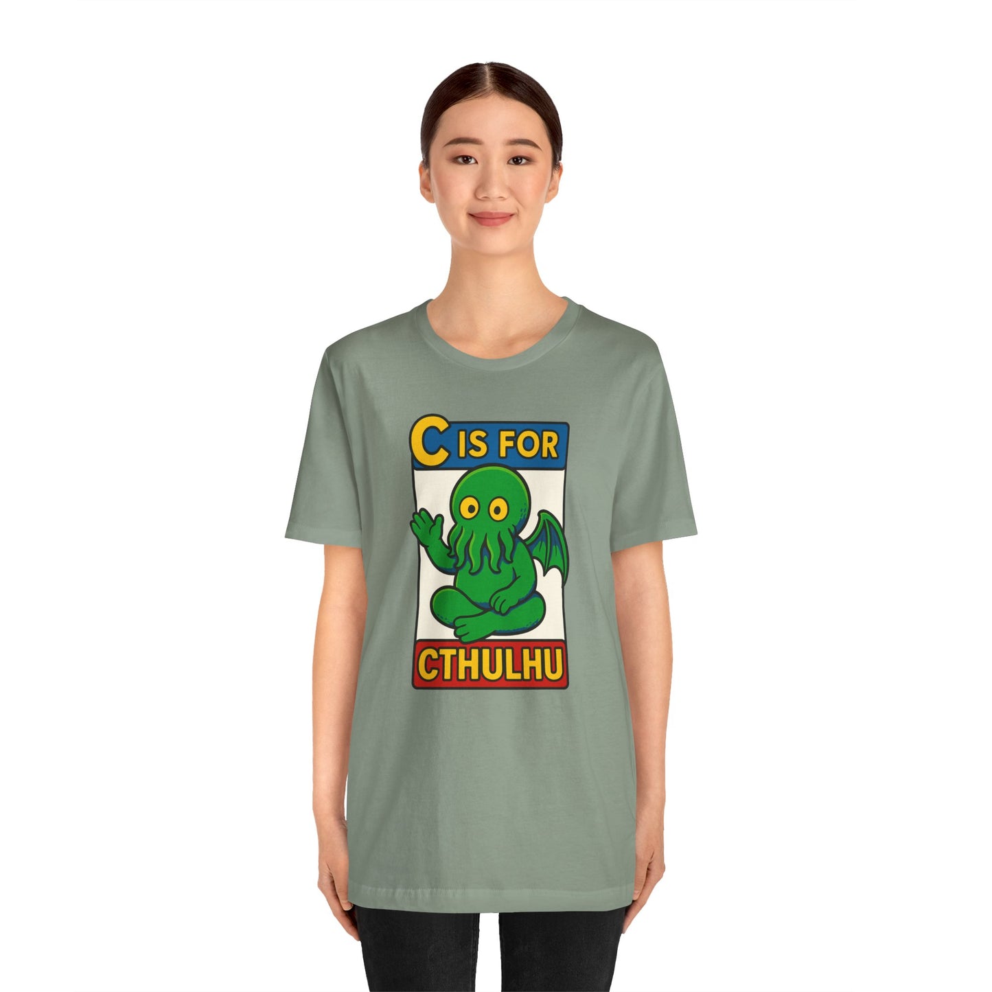 C is for Cthulhu Graphic Tee – Funny Cthulhu Shirt