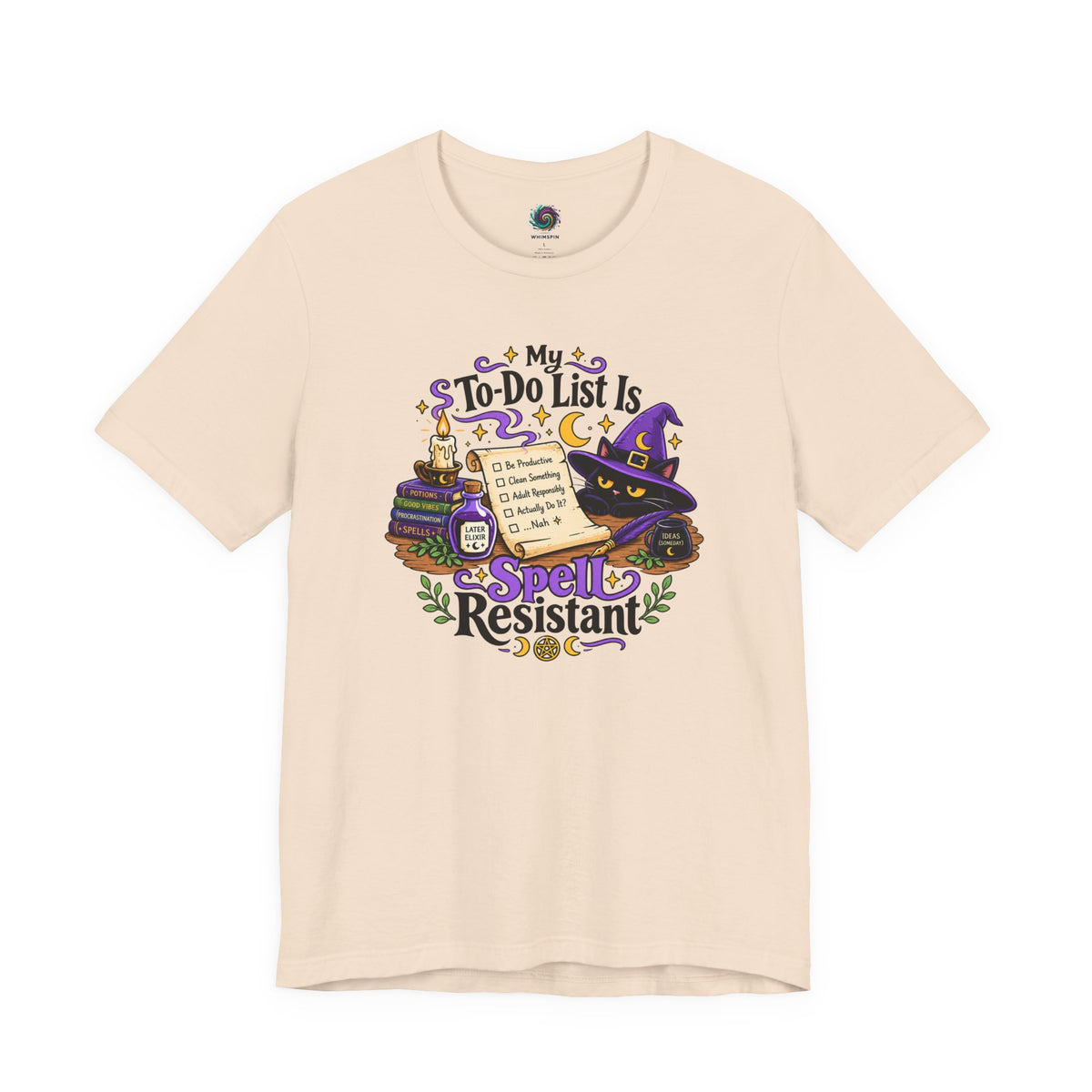 My To-Do List Is Spell Resistant T-Shirt – Funny Witchy ADHD Tee