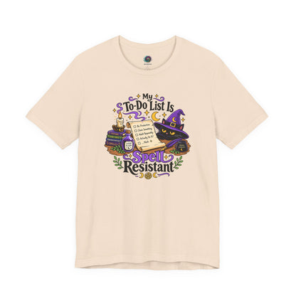 My To-Do List Is Spell Resistant T-Shirt – Funny Witchy ADHD Tee