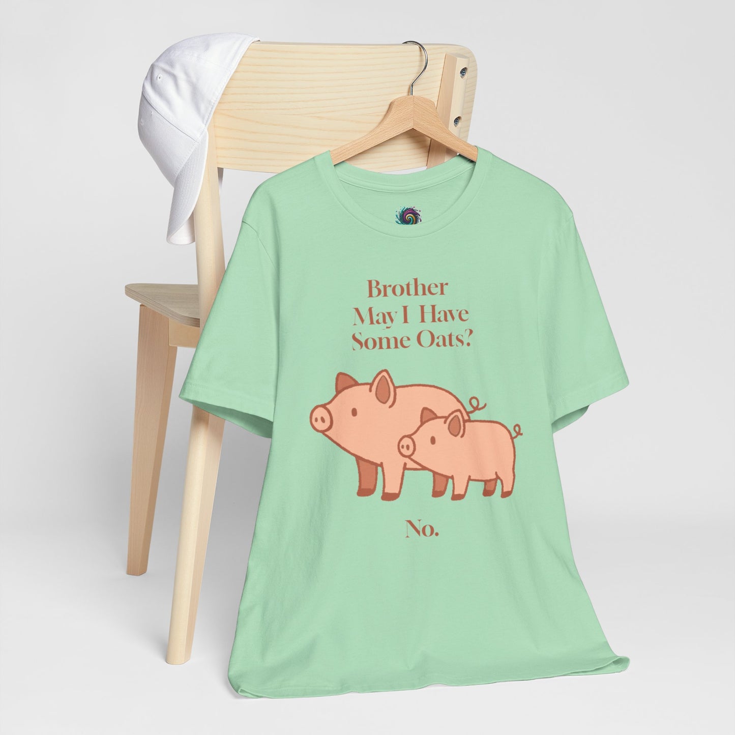 Brother May I Have Some Oats T-Shirt – Funny Viral Pig Meme Tee