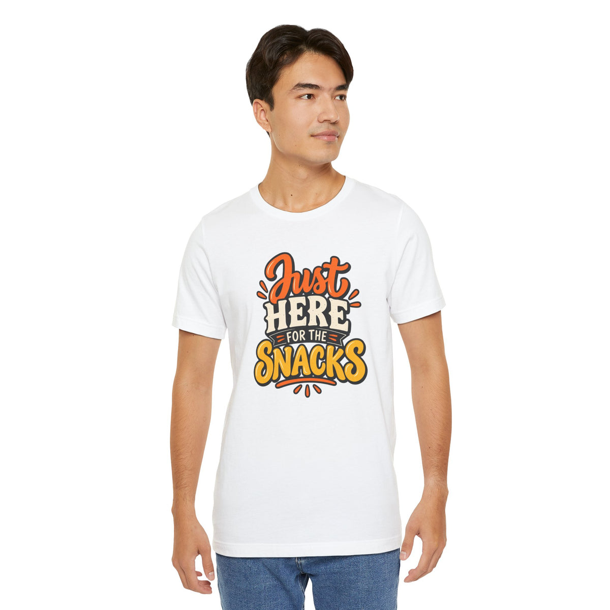 Just Here for the Snacks T-Shirt – Funny Halloween Foodie Tee