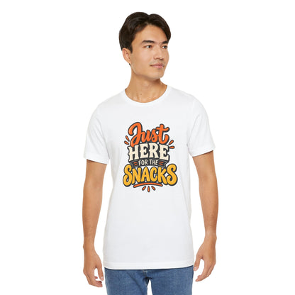 Just Here for the Snacks T-Shirt – Funny Halloween Foodie Tee