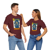 Maroon Banshee alphabet T-shirts with 'B is for Banshee' front prints