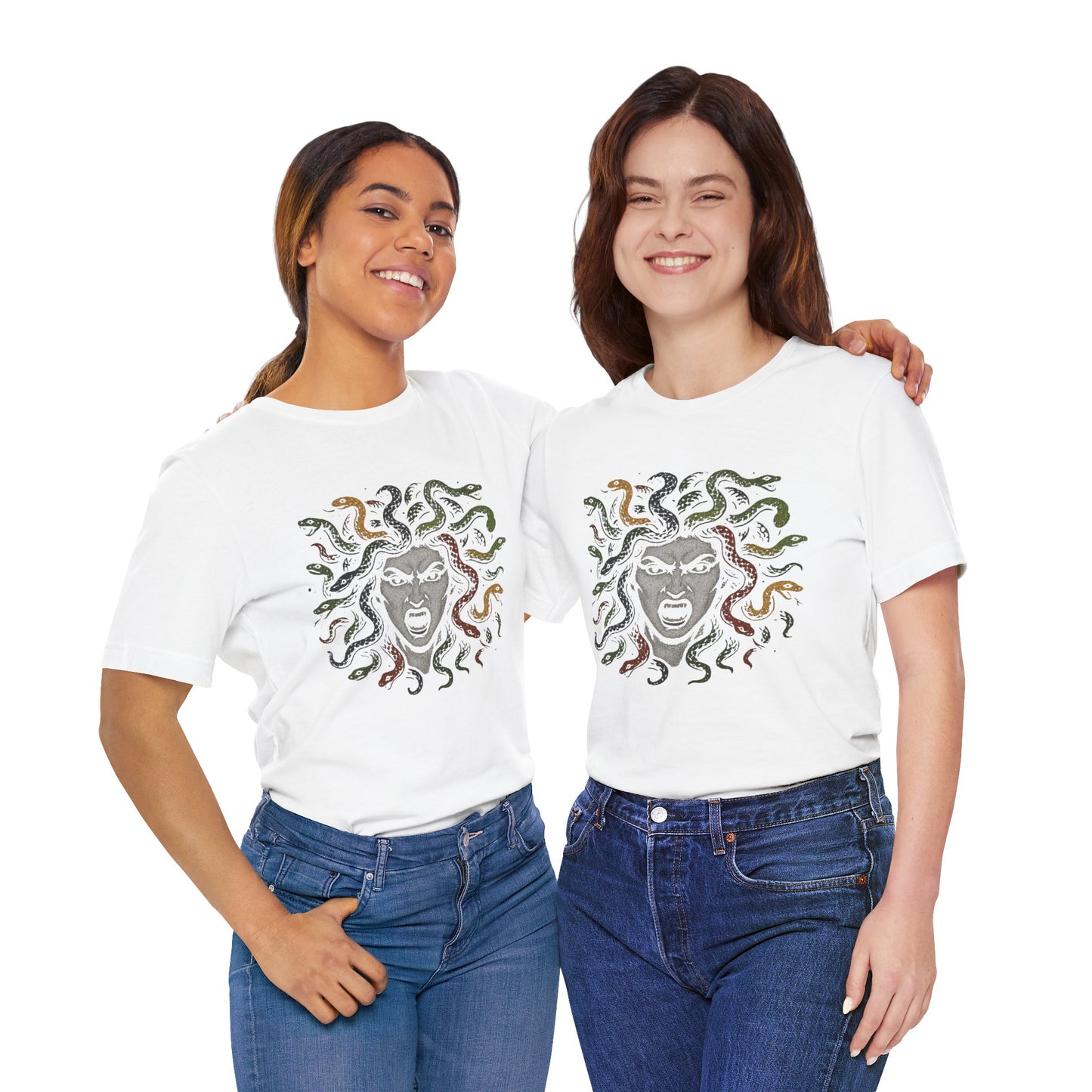 Medusa T-Shirt – Greek Mythology Gorgon Graphic Tee