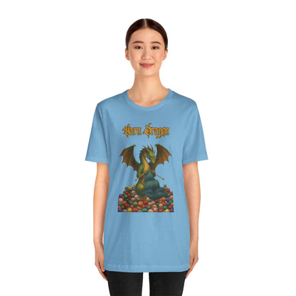Yarn Dragon T-Shirt – Funny Knitting Dragon Shirt for Yarn Lovers