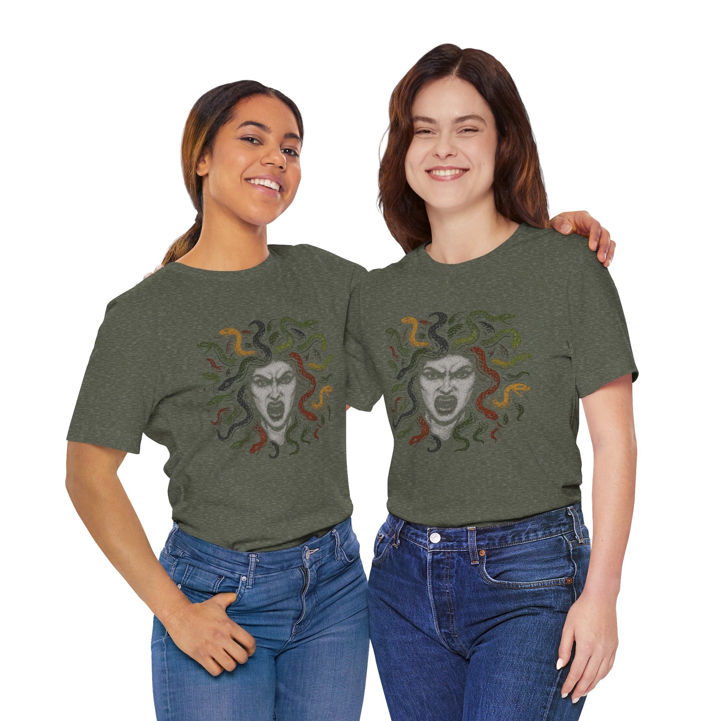 Medusa T-Shirt – Greek Mythology Gorgon Graphic Tee