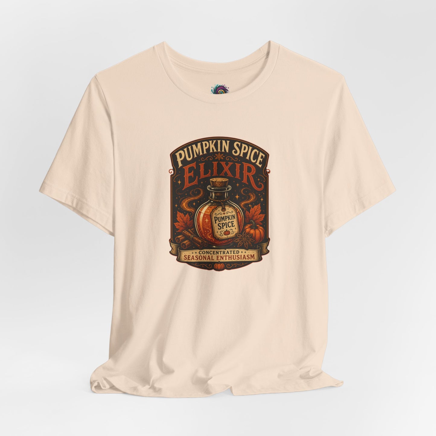 Pumpkin Spice Elixir T-Shirt – Funny Witchy Fall Coffee Tee