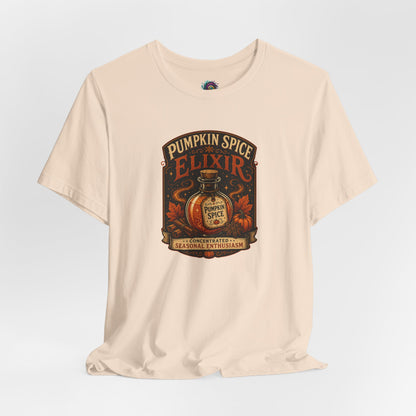 Pumpkin Spice Elixir T-Shirt – Funny Witchy Fall Coffee Tee