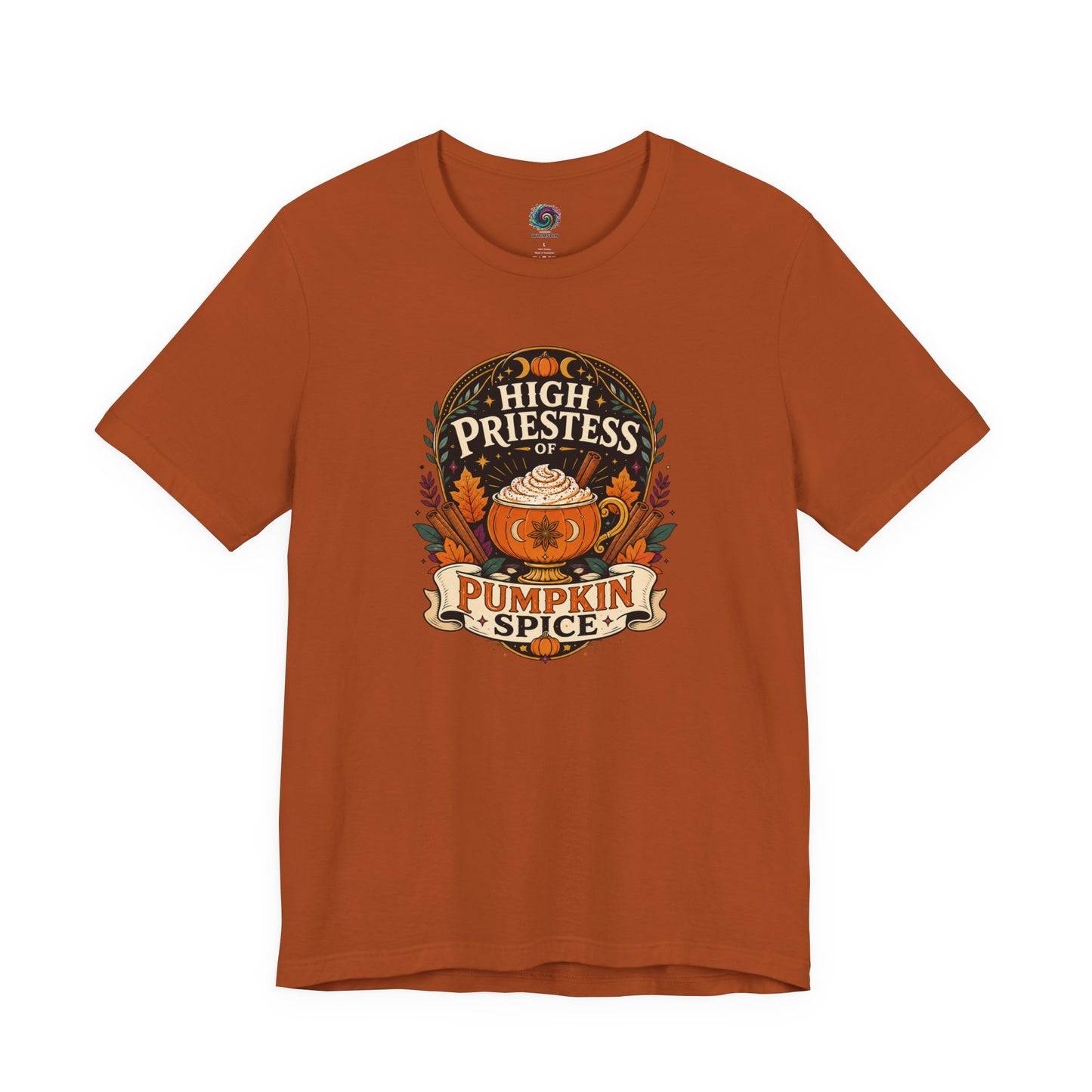 High Priestess of Pumpkin Spice T-Shirt – Funny Fall Tee