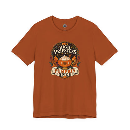 High Priestess of Pumpkin Spice T-Shirt – Funny Fall Tee