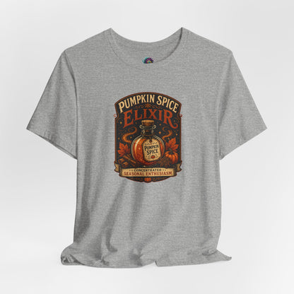 Pumpkin Spice Elixir T-Shirt – Funny Witchy Fall Coffee Tee