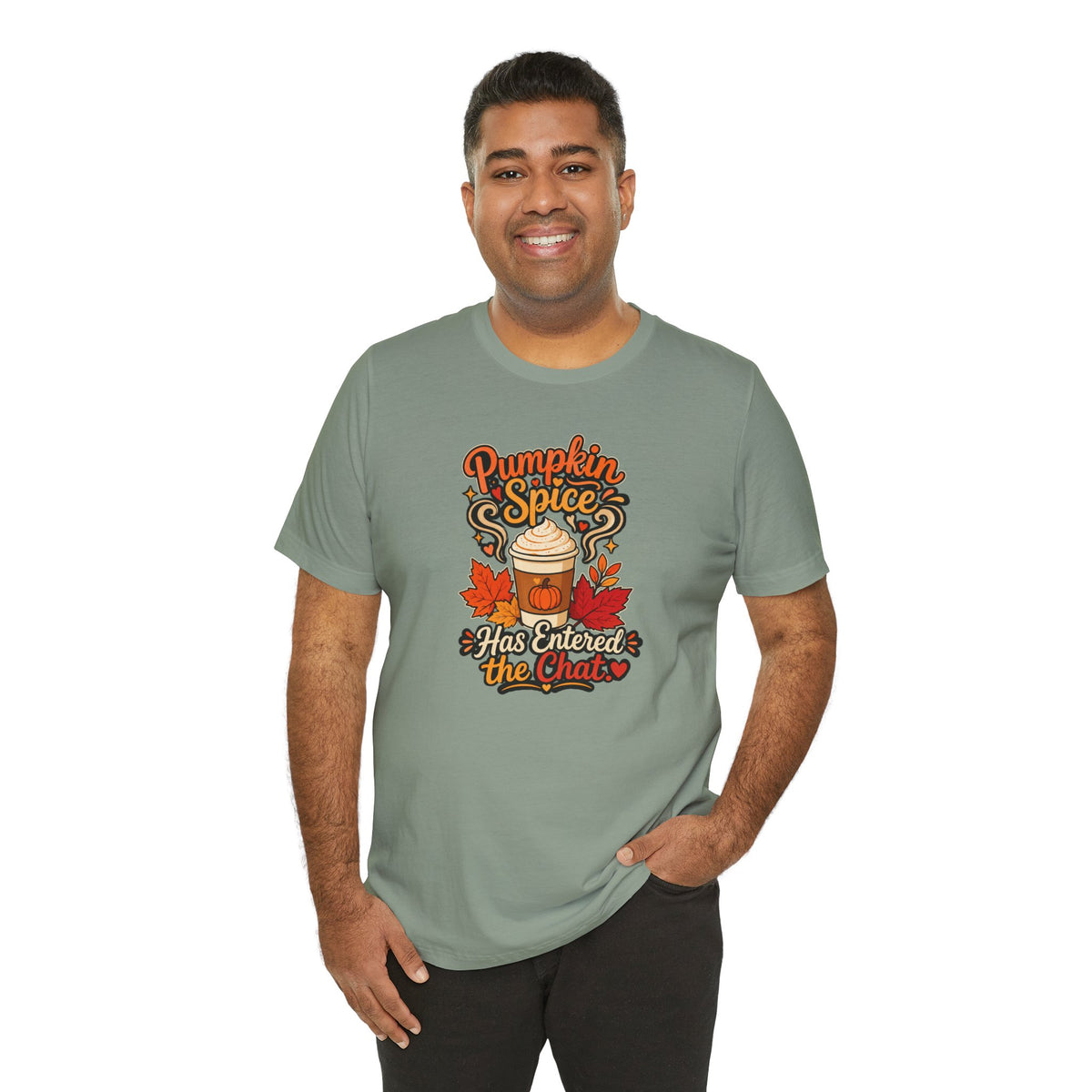 Pumpkin Spice Has Entered the Chat T-shirt - Funny Fall Coffee Tee