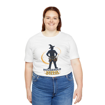 Household Repair Wizard T-Shirt – Funny Handy Dad Tee