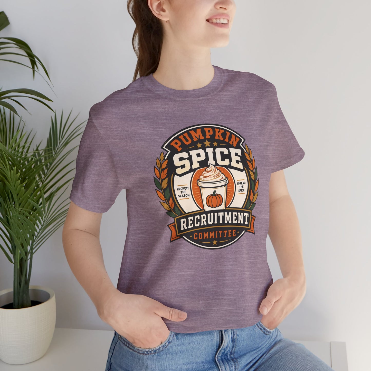 Pumpkin Spice Recruitment Committee T-Shirt – Funny Fall Tee