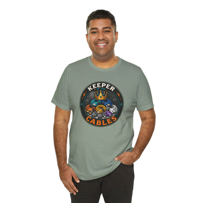 Keeper of the Cables T-Shirt – Funny Tech Dad Cable Tee