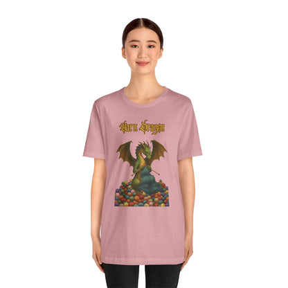 Yarn Dragon T-Shirt – Funny Knitting Dragon Shirt for Yarn Lovers