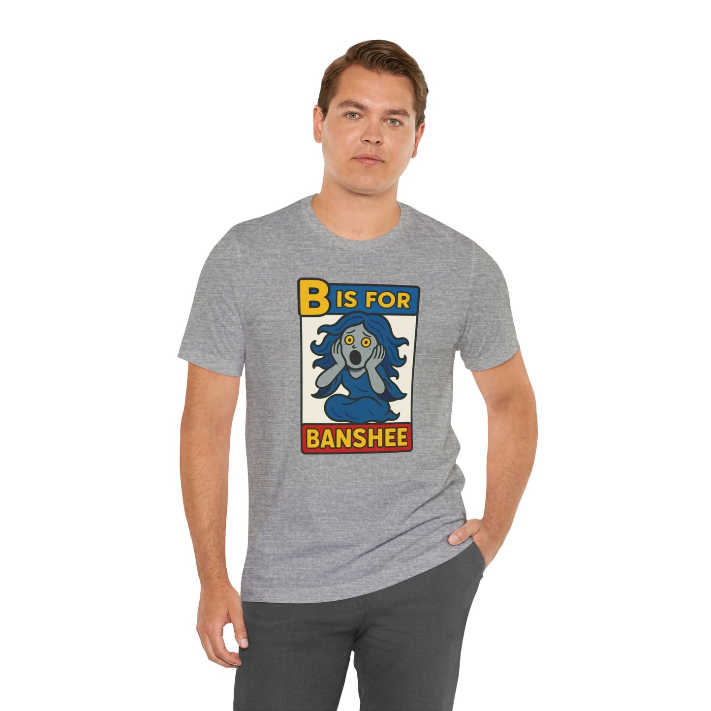 B is for Banshee T-Shirt – Funny Halloween Legend Alphabet Tee