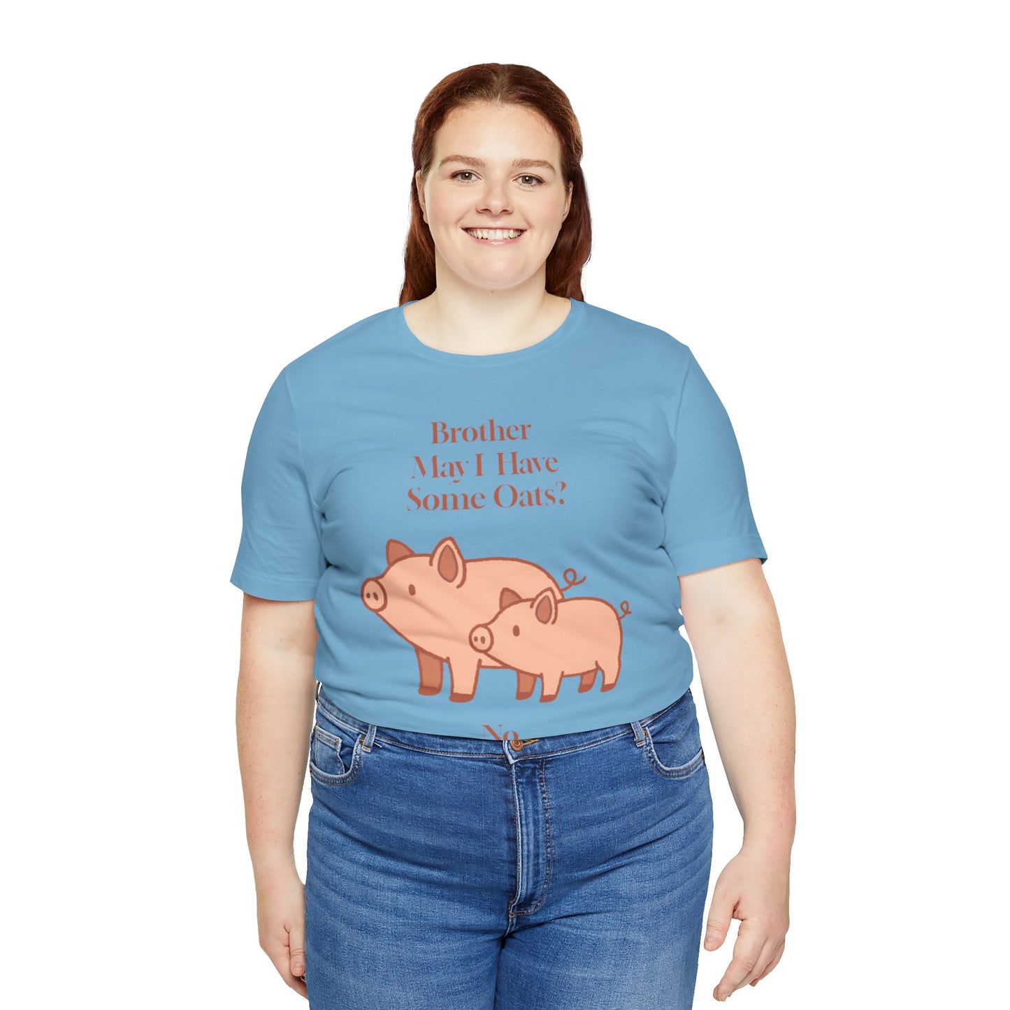 Brother May I Have Some Oats T-Shirt – Funny Viral Pig Meme Tee