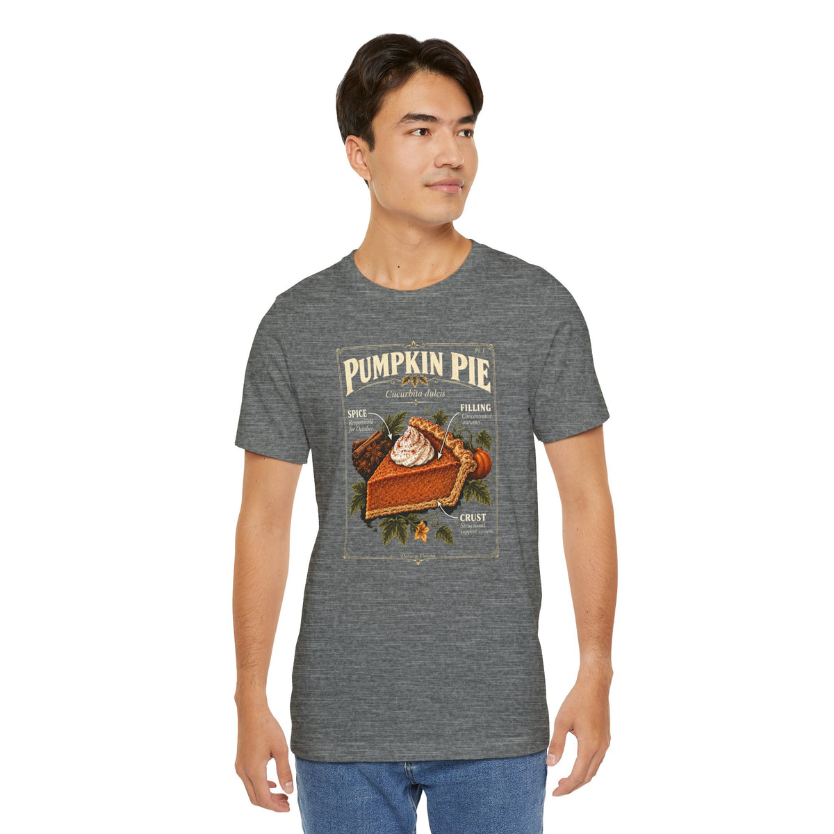 Pumpkin Pie Anatomy T-Shirt – Vintage Thanksgiving Fall Tee