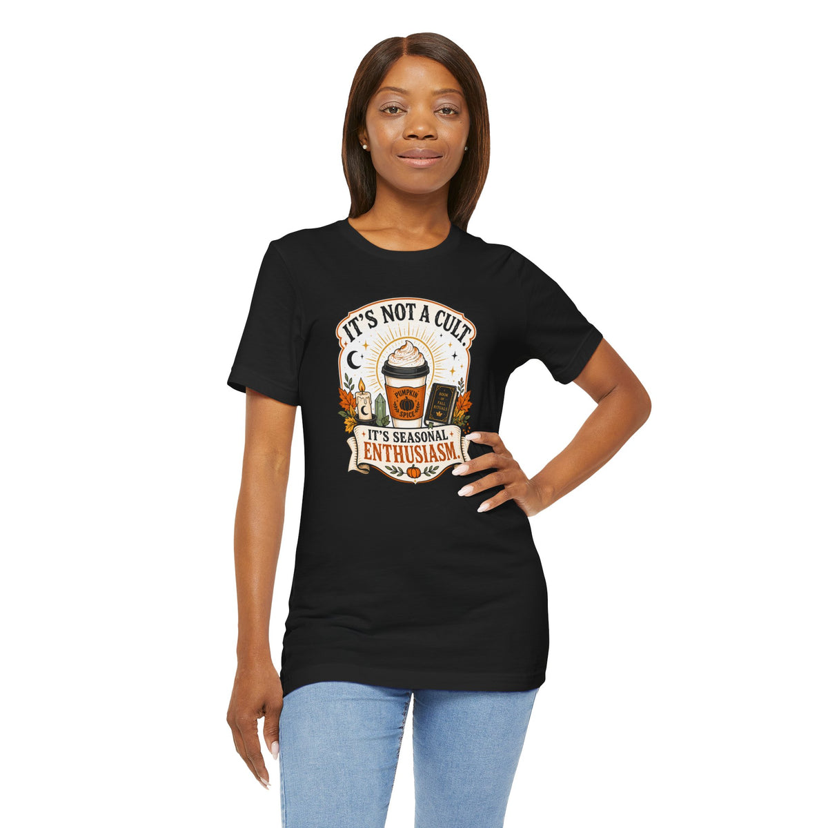 It’s Not a Cult Pumpkin Spice T-Shirt – Funny Fall Tee