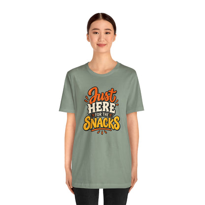 Just Here for the Snacks T-Shirt – Funny Halloween Foodie Tee