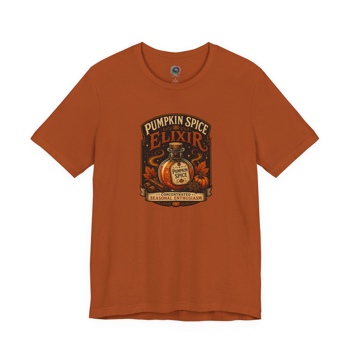 Pumpkin Spice Elixir T-Shirt – Funny Witchy Fall Coffee Tee