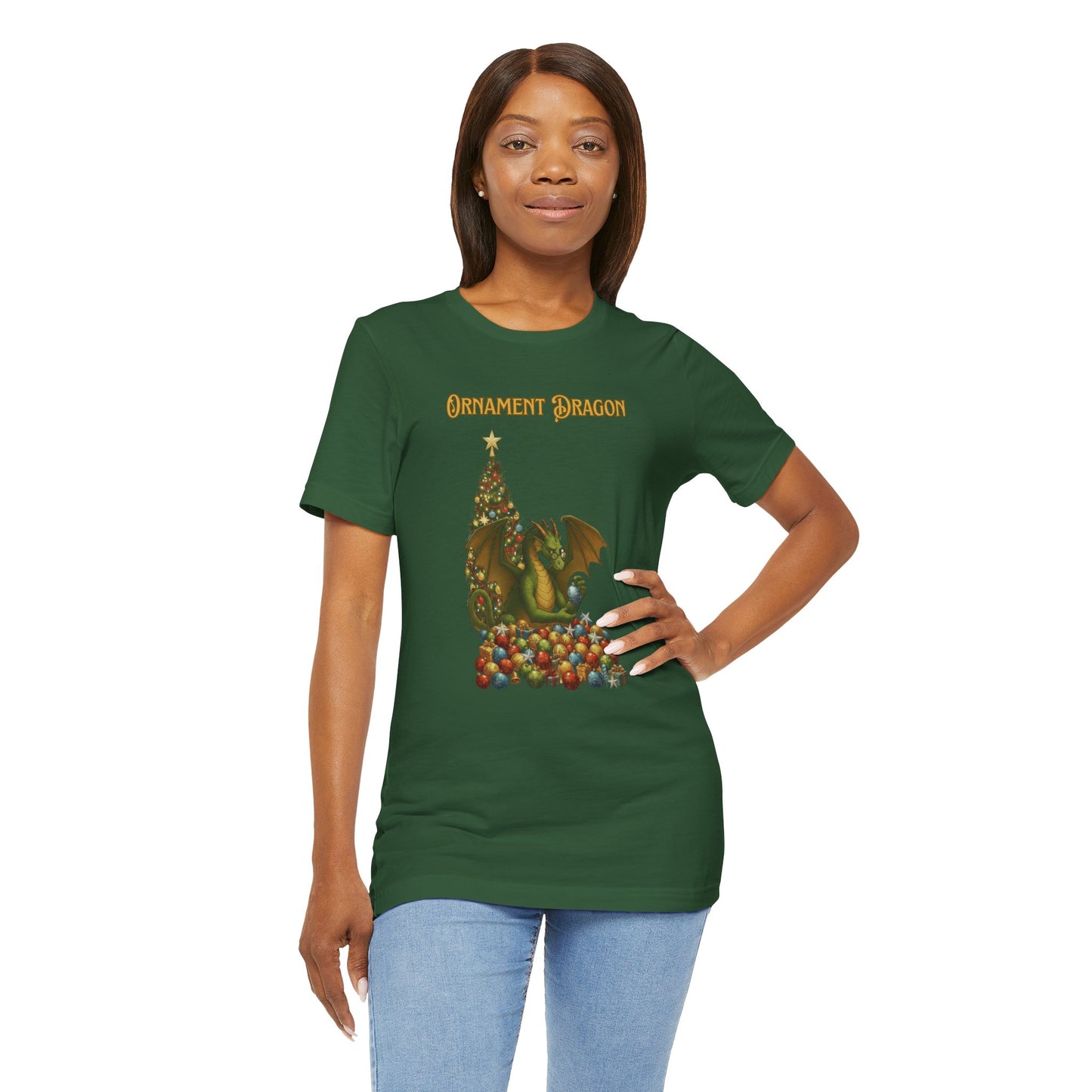 Ornament Dragon T-Shirt – Christmas Dragon Tee for Ornament Lovers