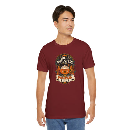 High Priestess of Pumpkin Spice T-Shirt – Funny Fall Tee