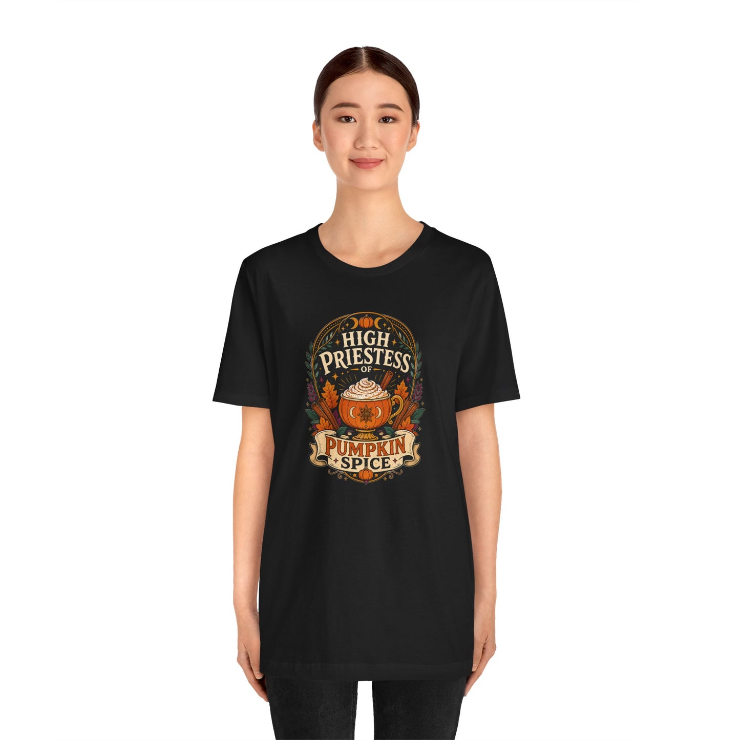High Priestess of Pumpkin Spice T-Shirt – Funny Fall Tee