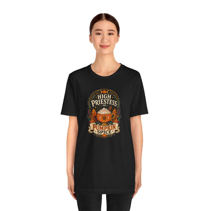 High Priestess of Pumpkin Spice T-Shirt – Funny Fall Tee