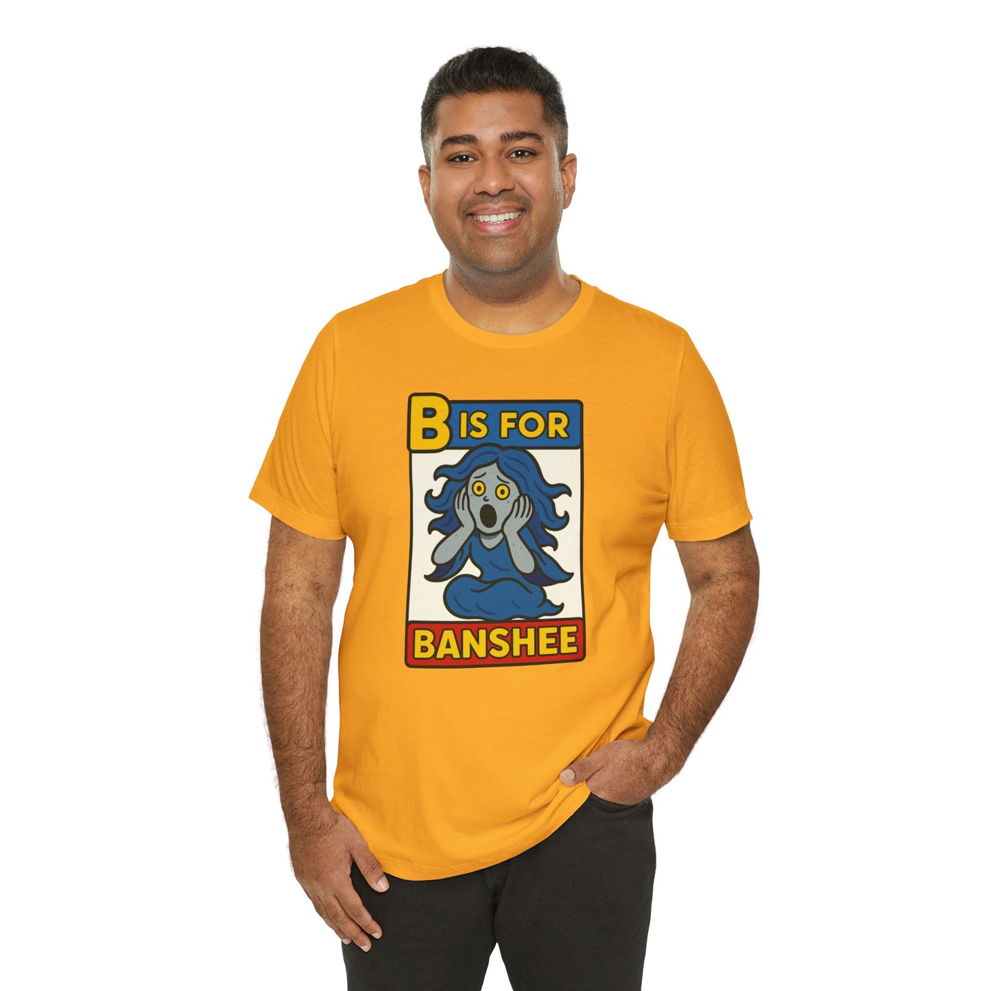 B is for Banshee T-Shirt – Funny Halloween Legend Alphabet Tee