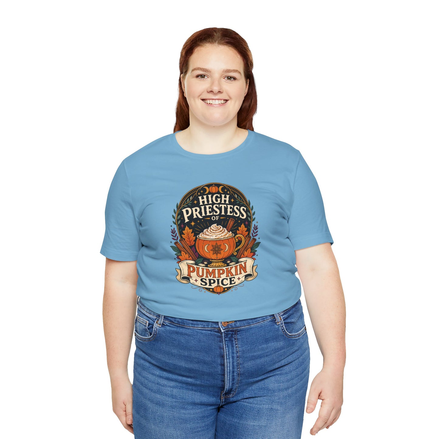 High Priestess of Pumpkin Spice T-Shirt – Funny Fall Tee