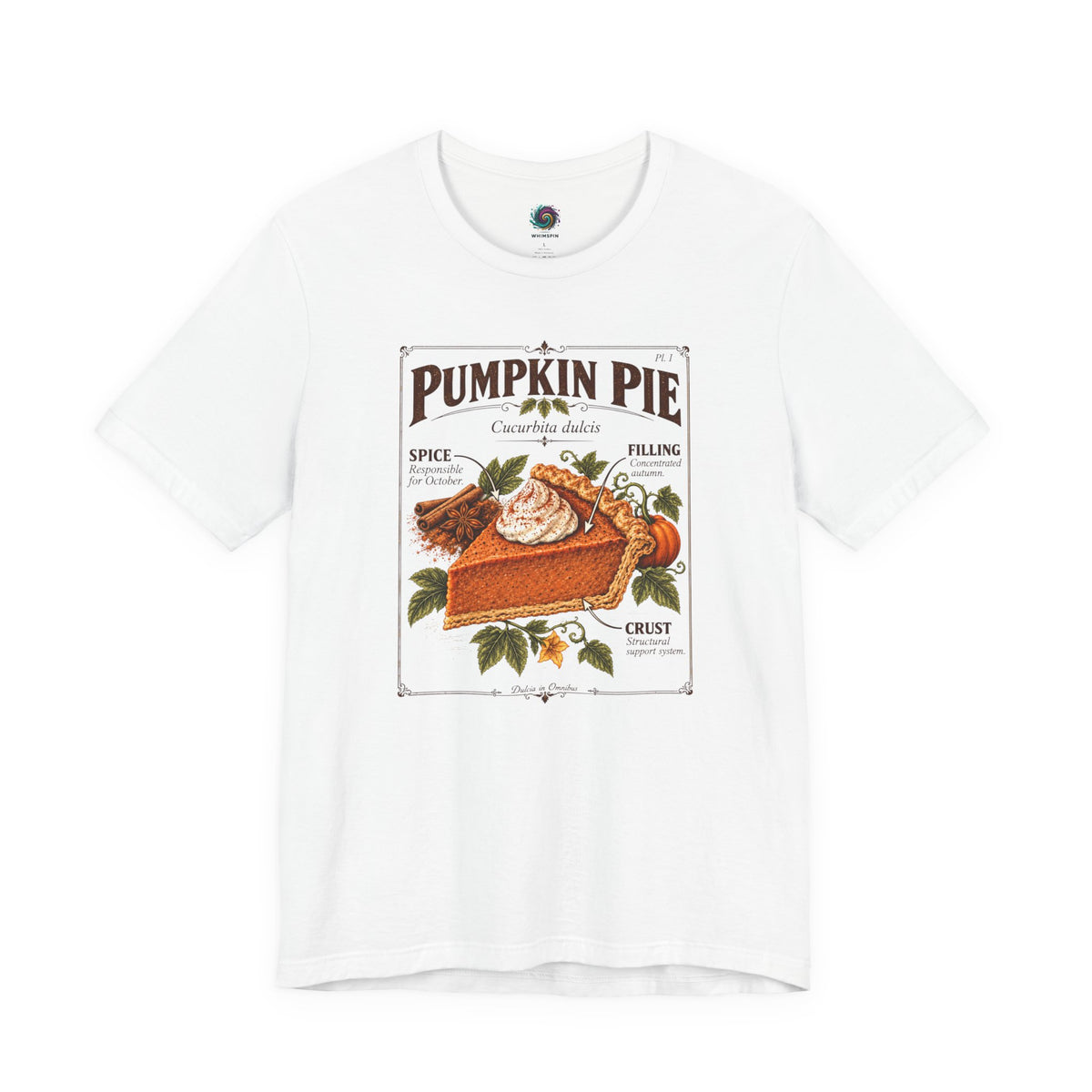 Pumpkin Pie Anatomy T-Shirt – Vintage Thanksgiving Fall Tee