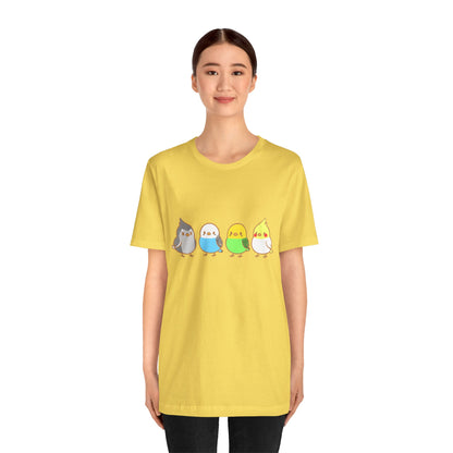 Chirpy Flock Bird T-Shirt – Cute Tee for Animal Lovers - WhimSpin - https://whimspin.com