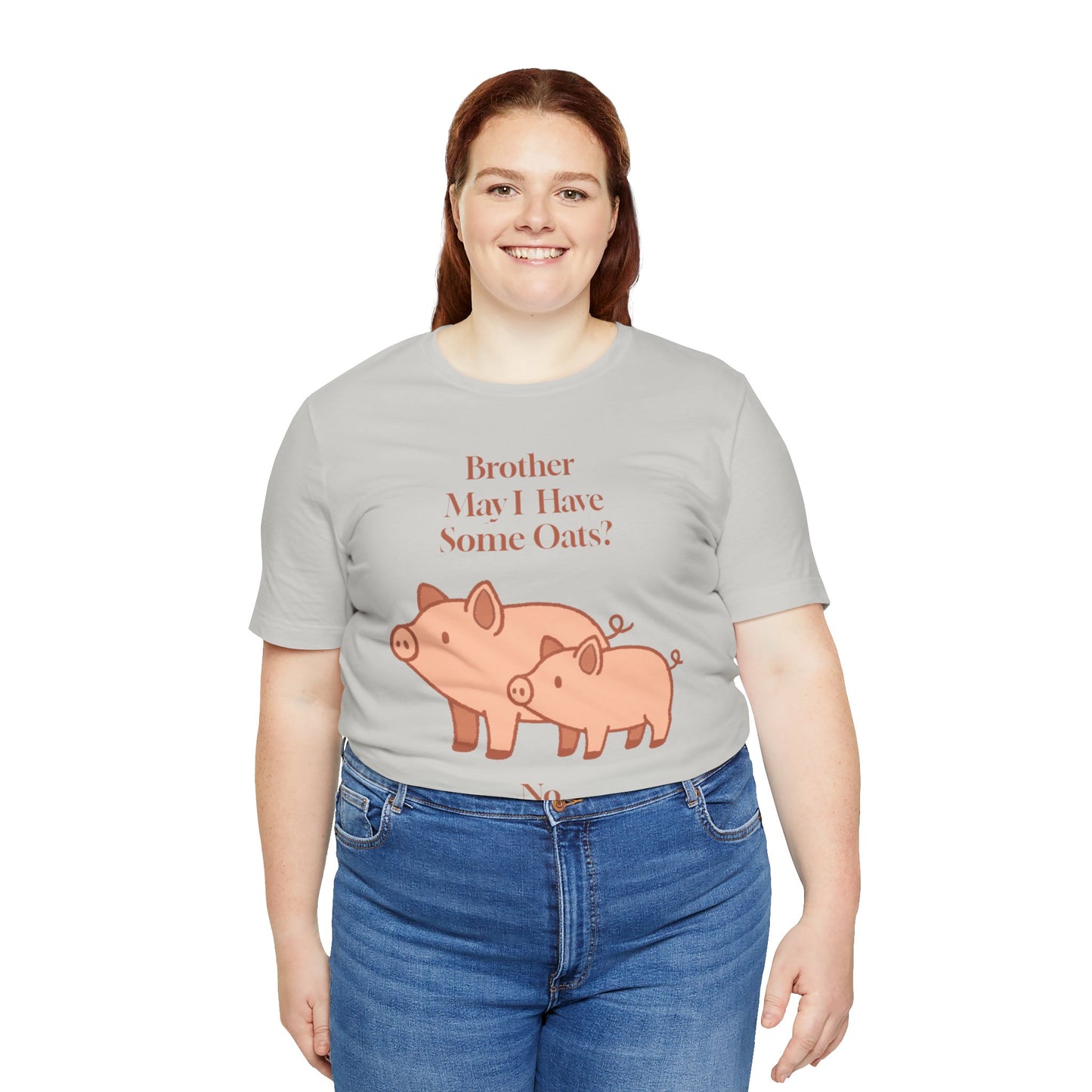 Brother May I Have Some Oats T-Shirt – Funny Viral Pig Meme Tee