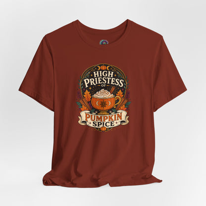 High Priestess of Pumpkin Spice T-Shirt – Funny Fall Tee