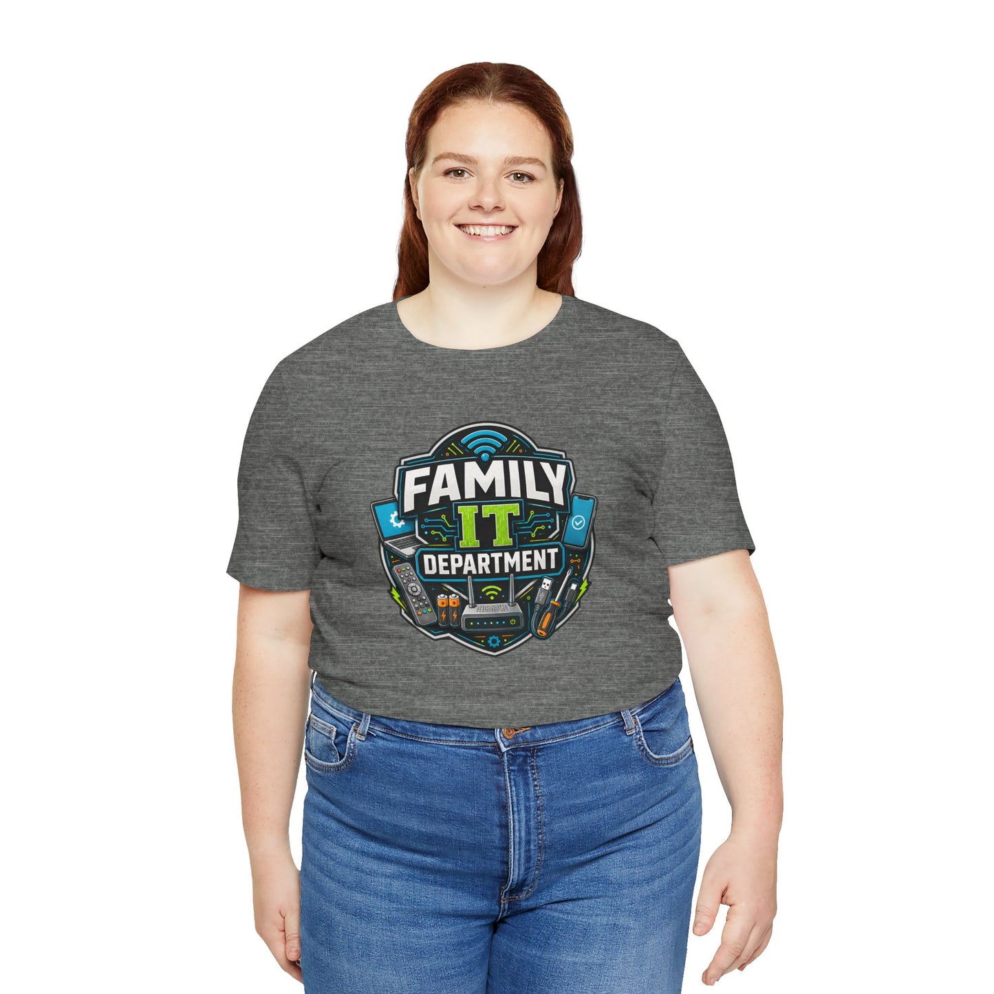 Family IT Department T-Shirt – Funny Household Tech Support Tee