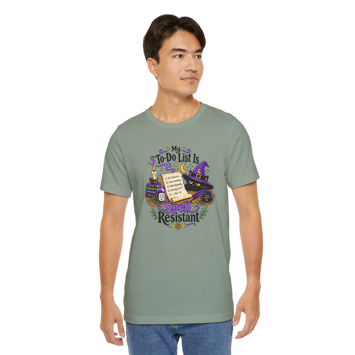 My To-Do List Is Spell Resistant T-Shirt – Funny Witchy ADHD Tee