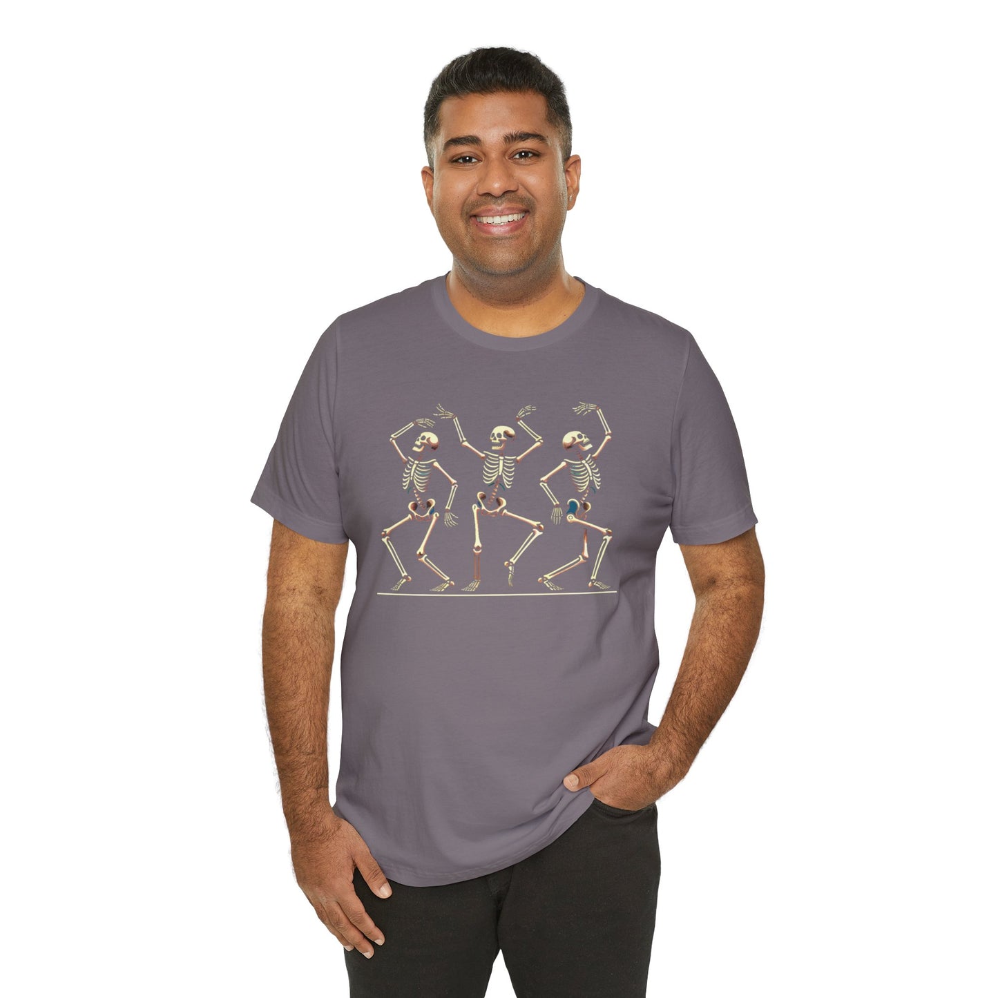 Dancing Skeleton T-Shirt – Funny Halloween Skeleton Shirt for Spooky Season