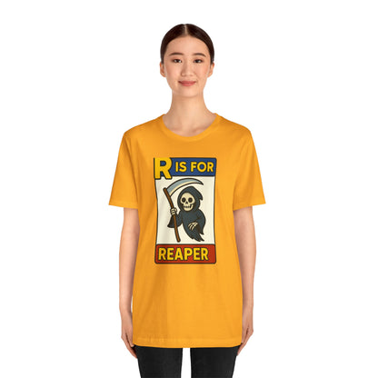 R Is for Reaper T-Shirt – Cute Grim Reaper Shirt from the Monster Alphabet Series