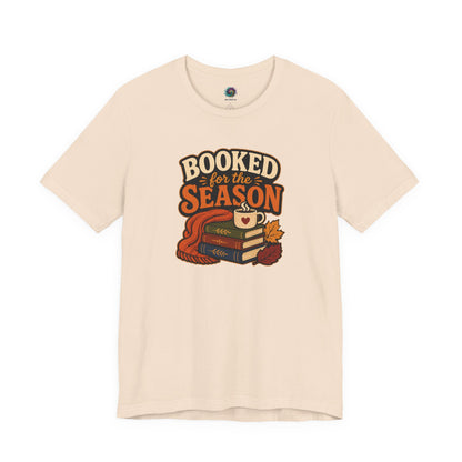 Booked for the Season T-Shirt – Cozy Fall Book Lover Tee