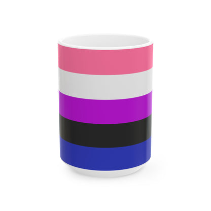 Genderfluid Pride Flag Mug – LGBTQ+ Ceramic Mug for Fluid Identity