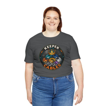 Keeper of the Cables T-Shirt – Funny Tech Dad Cable Tee