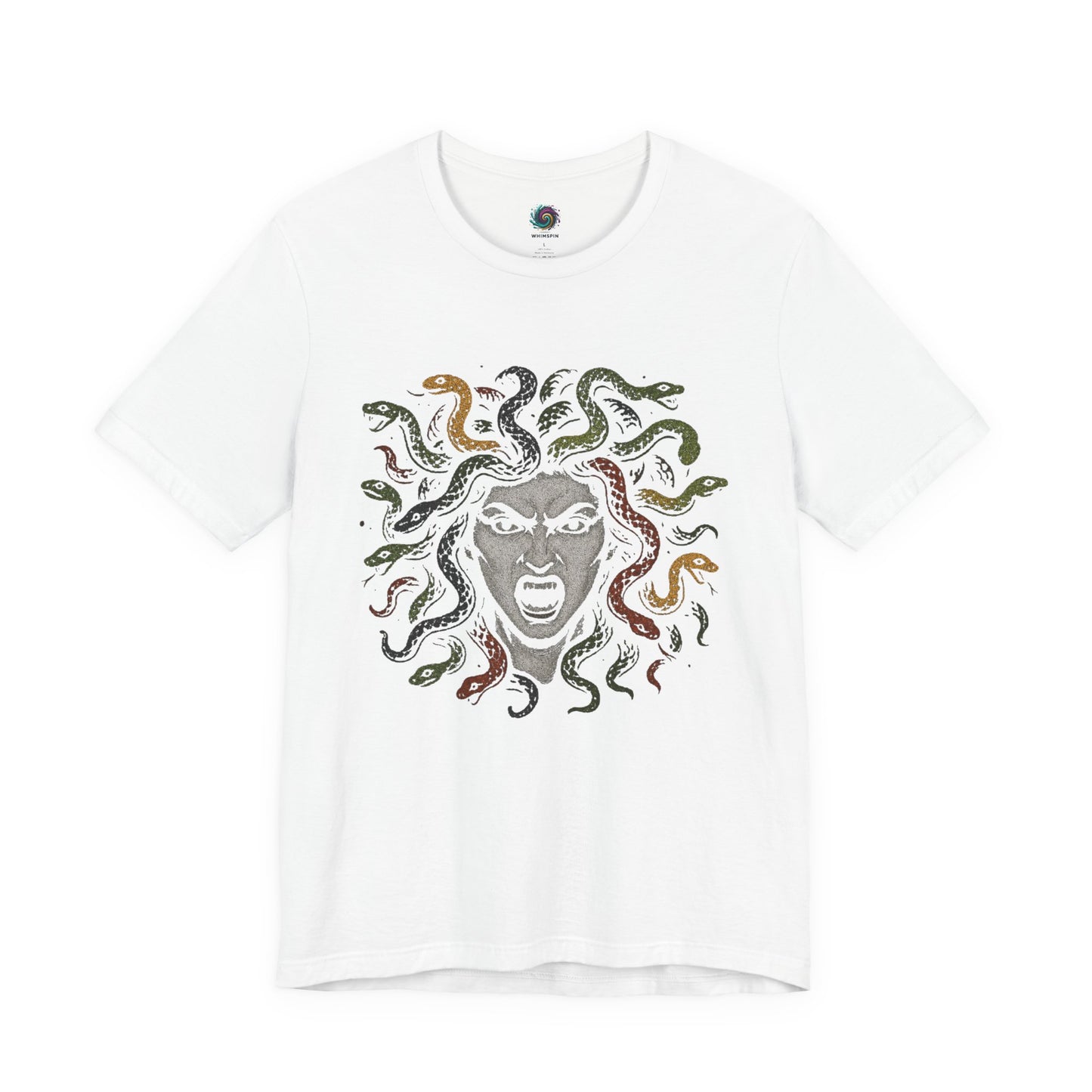 Medusa T-Shirt – Greek Mythology Gorgon Graphic Tee