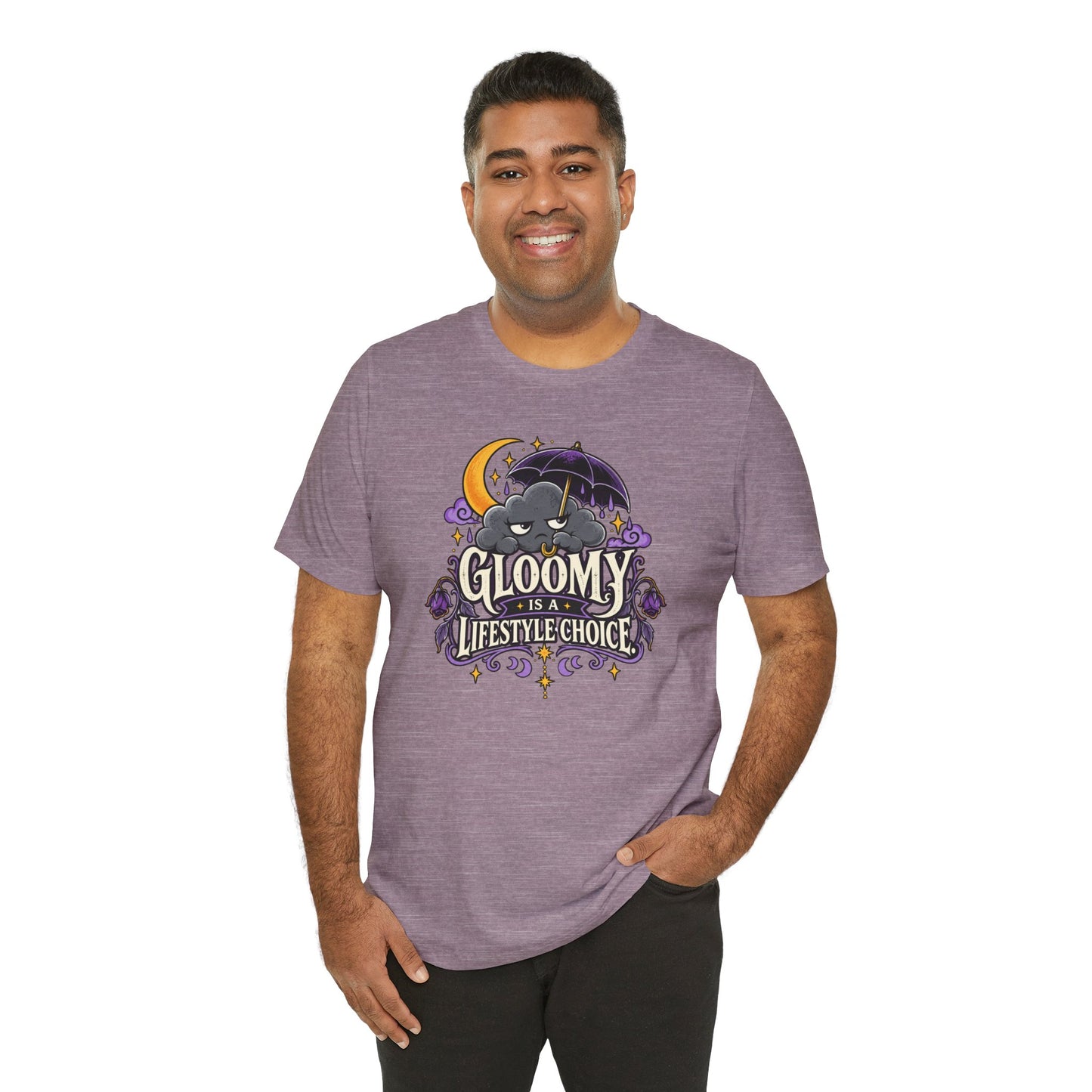 Gloomy Is a Lifestyle Choice T-Shirt – Funny Goth Halloween Tee