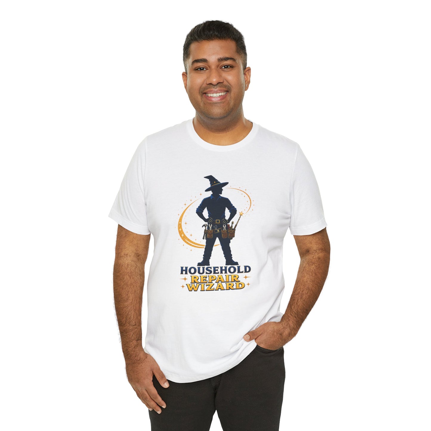 Household Repair Wizard T-Shirt – Funny Handy Dad Tee