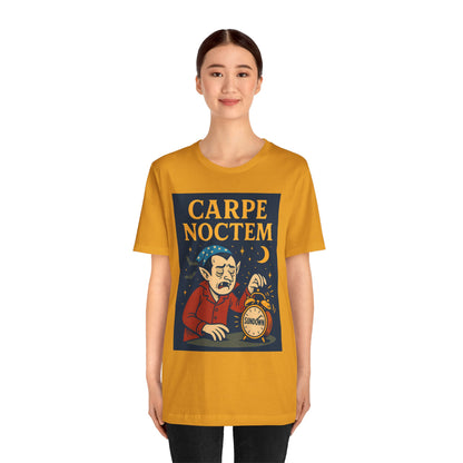 Carpe Noctem Vampire T-Shirt – Funny Halloween Tee for Night Owls
