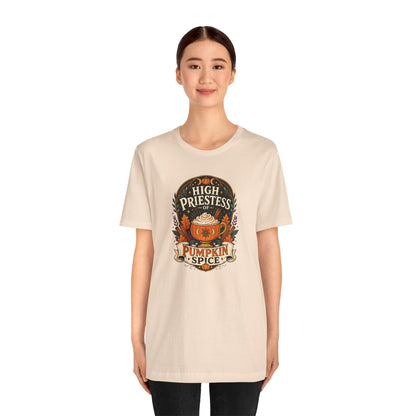 High Priestess of Pumpkin Spice T-Shirt – Funny Fall Tee