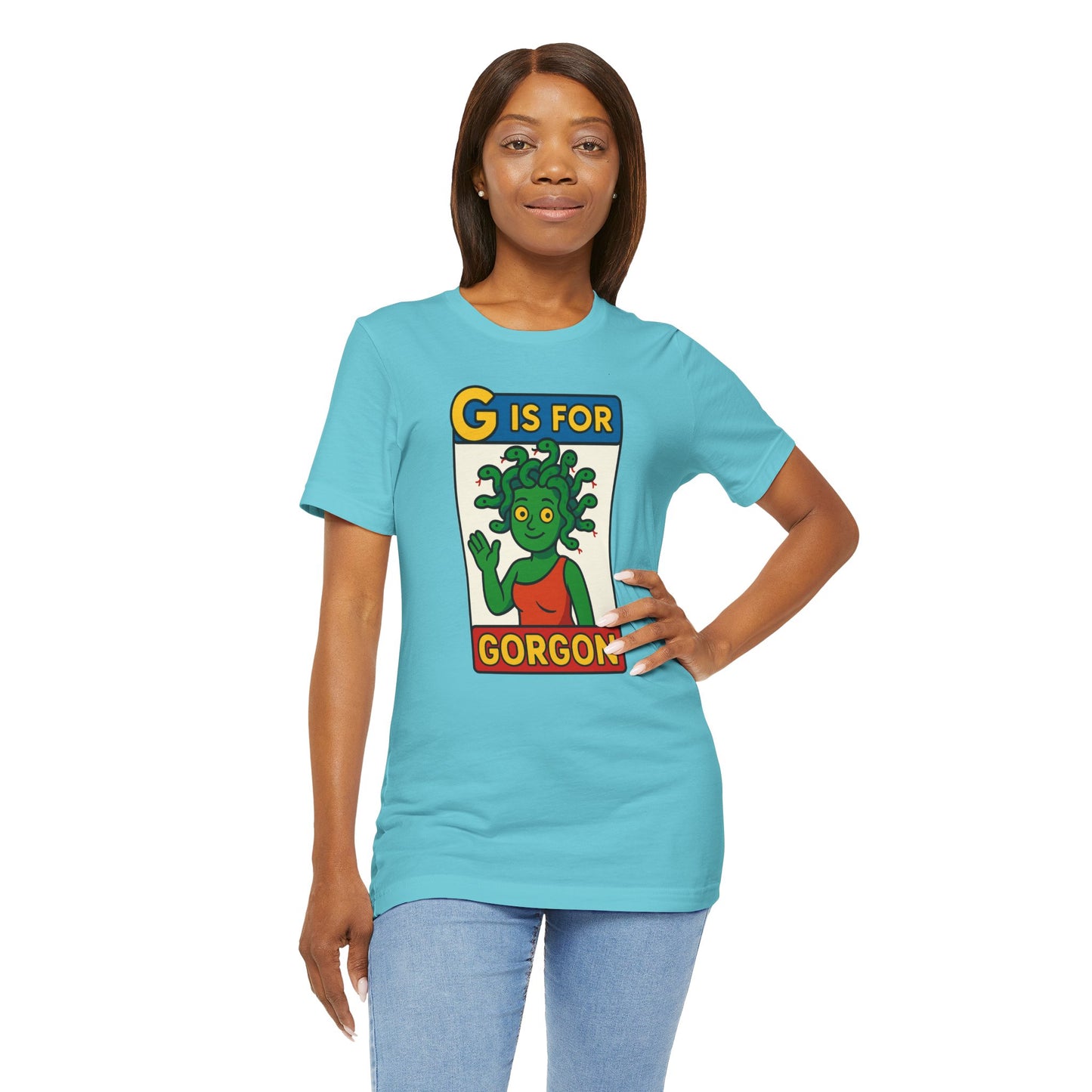 G Is for Gorgon T-Shirt – Funny Gorgon Legend Alphabet Tee